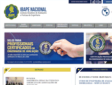 Tablet Screenshot of ibape-nacional.com.br